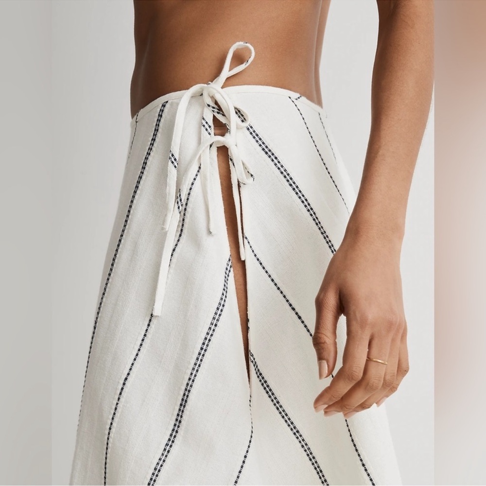 Madewell Striped Swimsuit Coverup Skirt Set - Picture 3 of 8